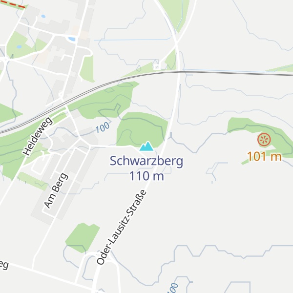Map of Schwarzberg