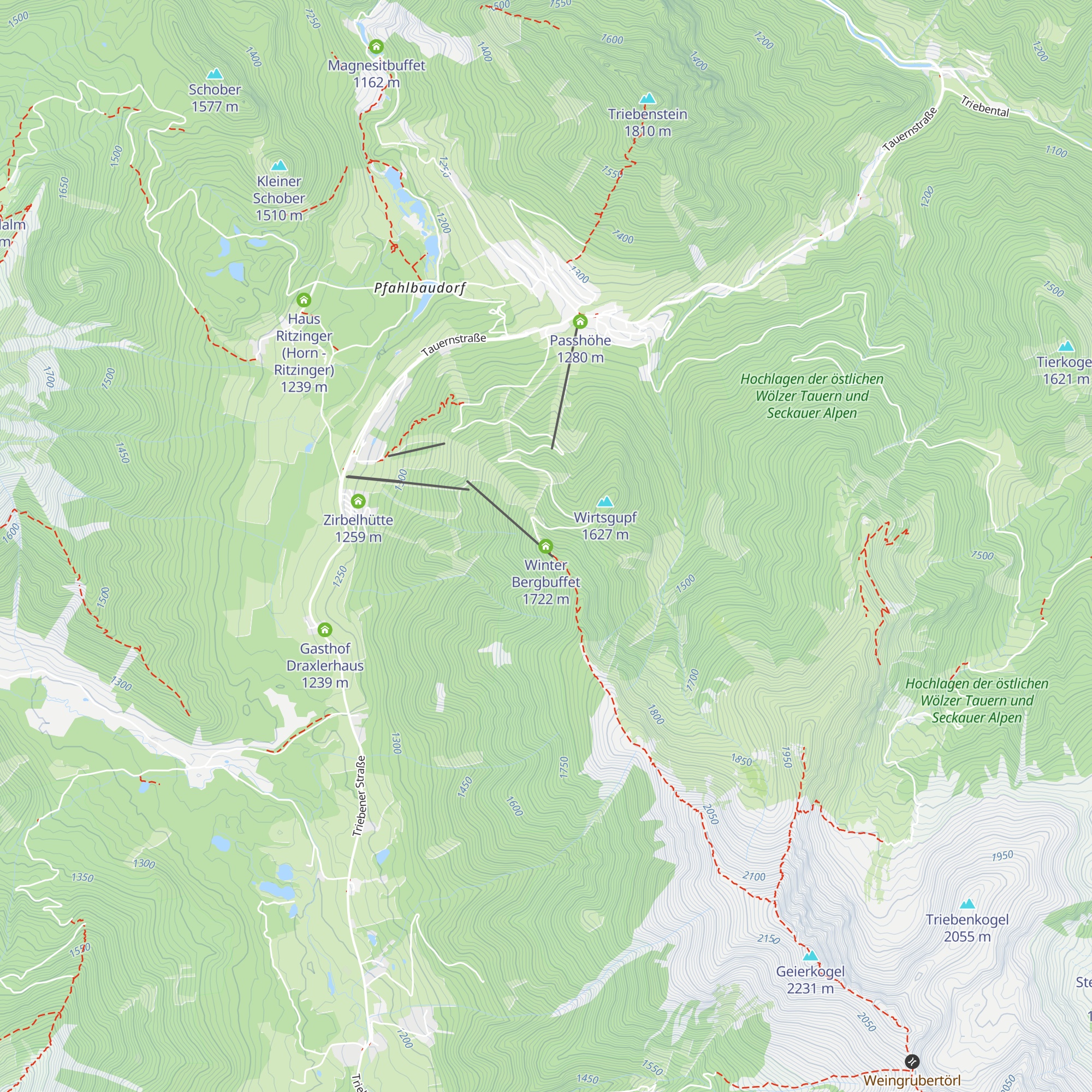Wichtl-Hütte map