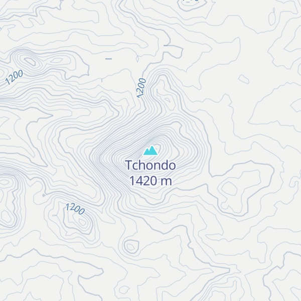 Map of Tchondo