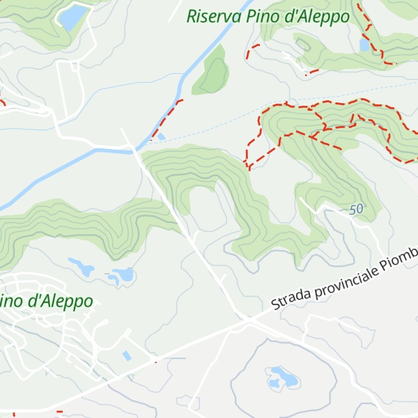 Map of Poggio Tremolazza