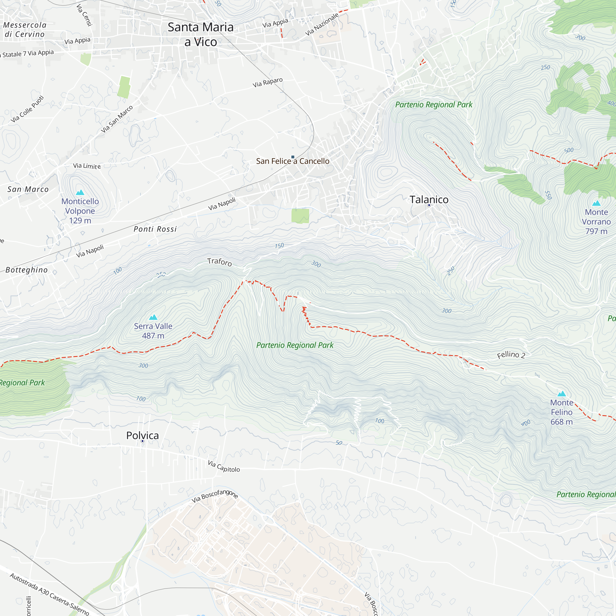 Capanna map