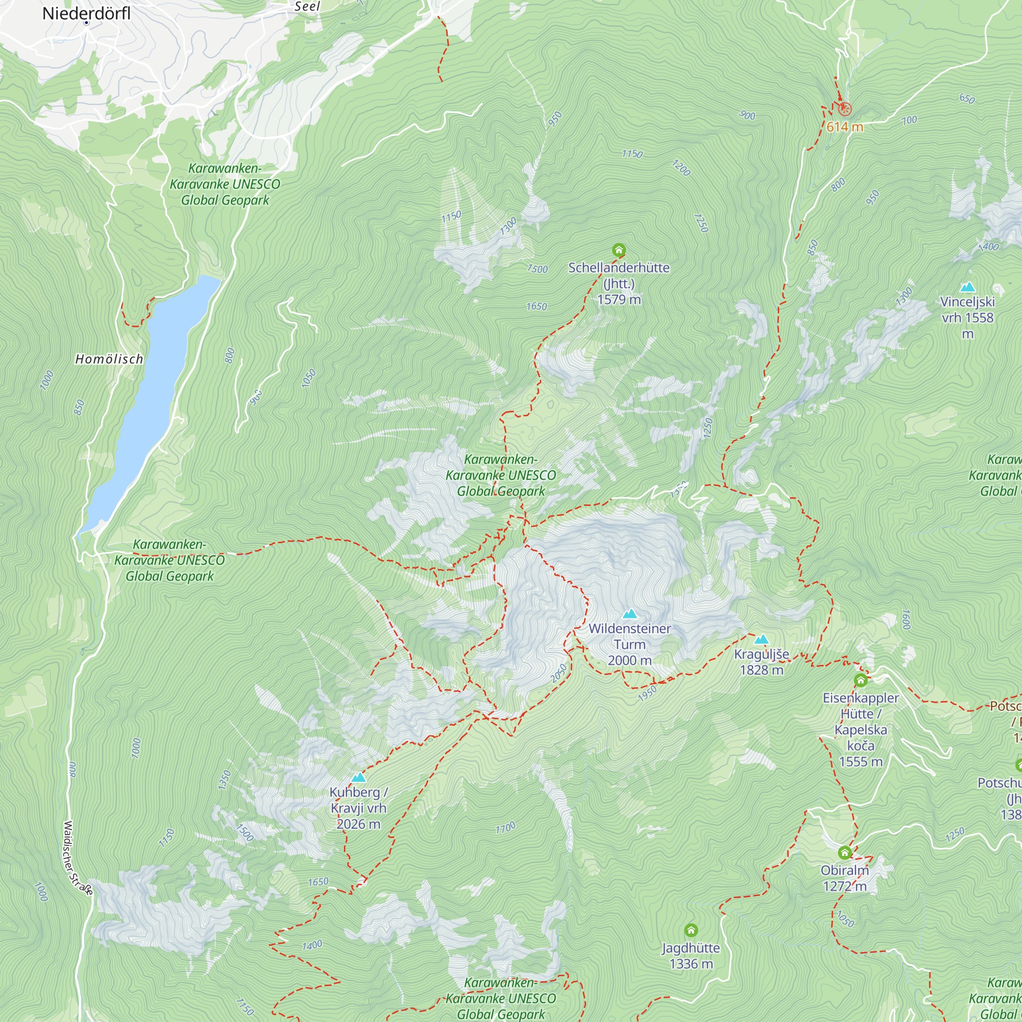 Jagoutzhütte (Jhtt) map