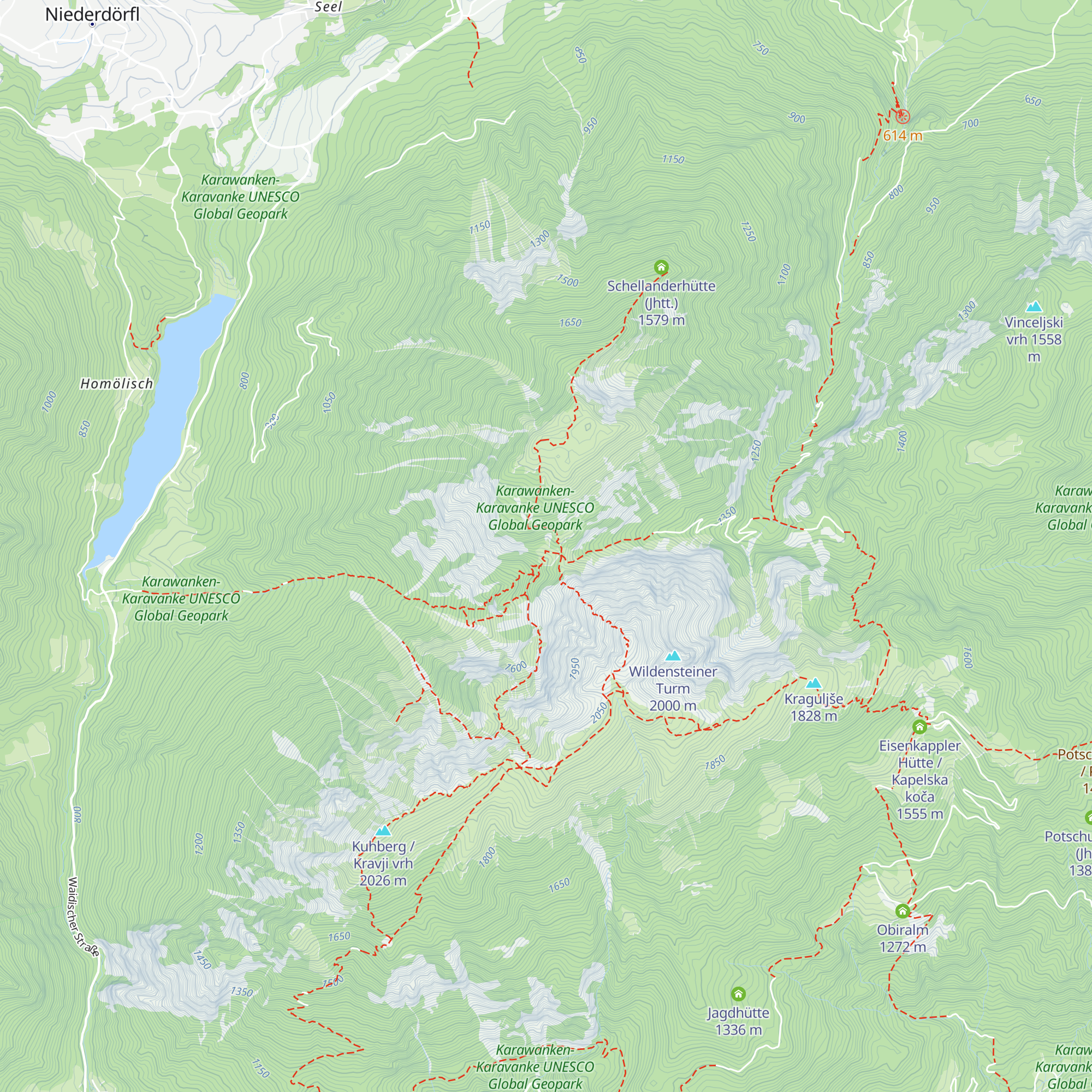 Jagoutzhütte (Jhtt) map