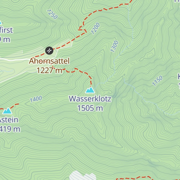 Map of Wasserklotz