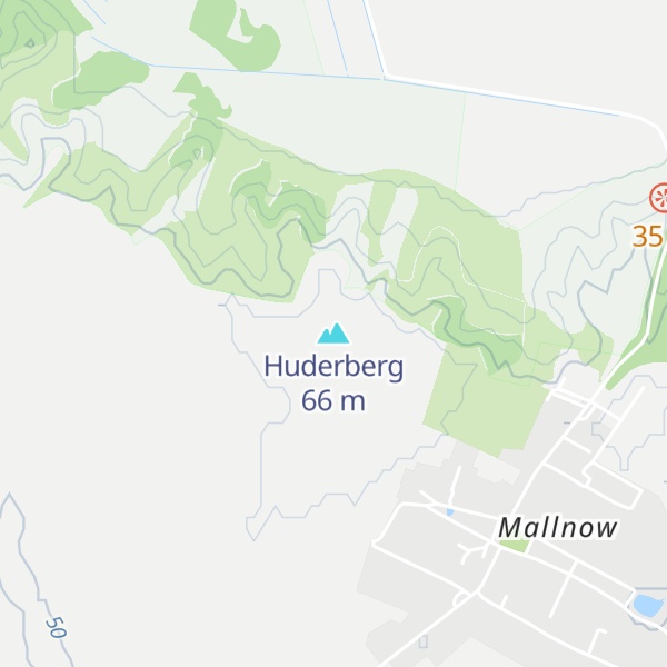 Map of Huderberg