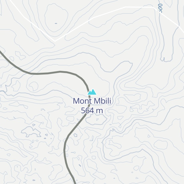 Map of Mont Mbili
