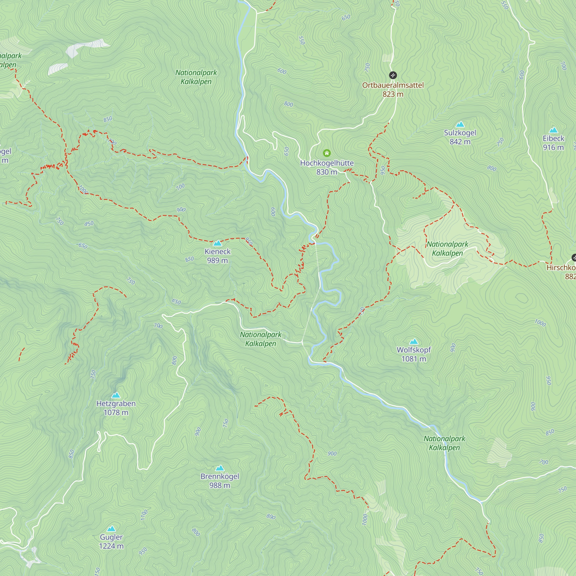 Annerlalm map