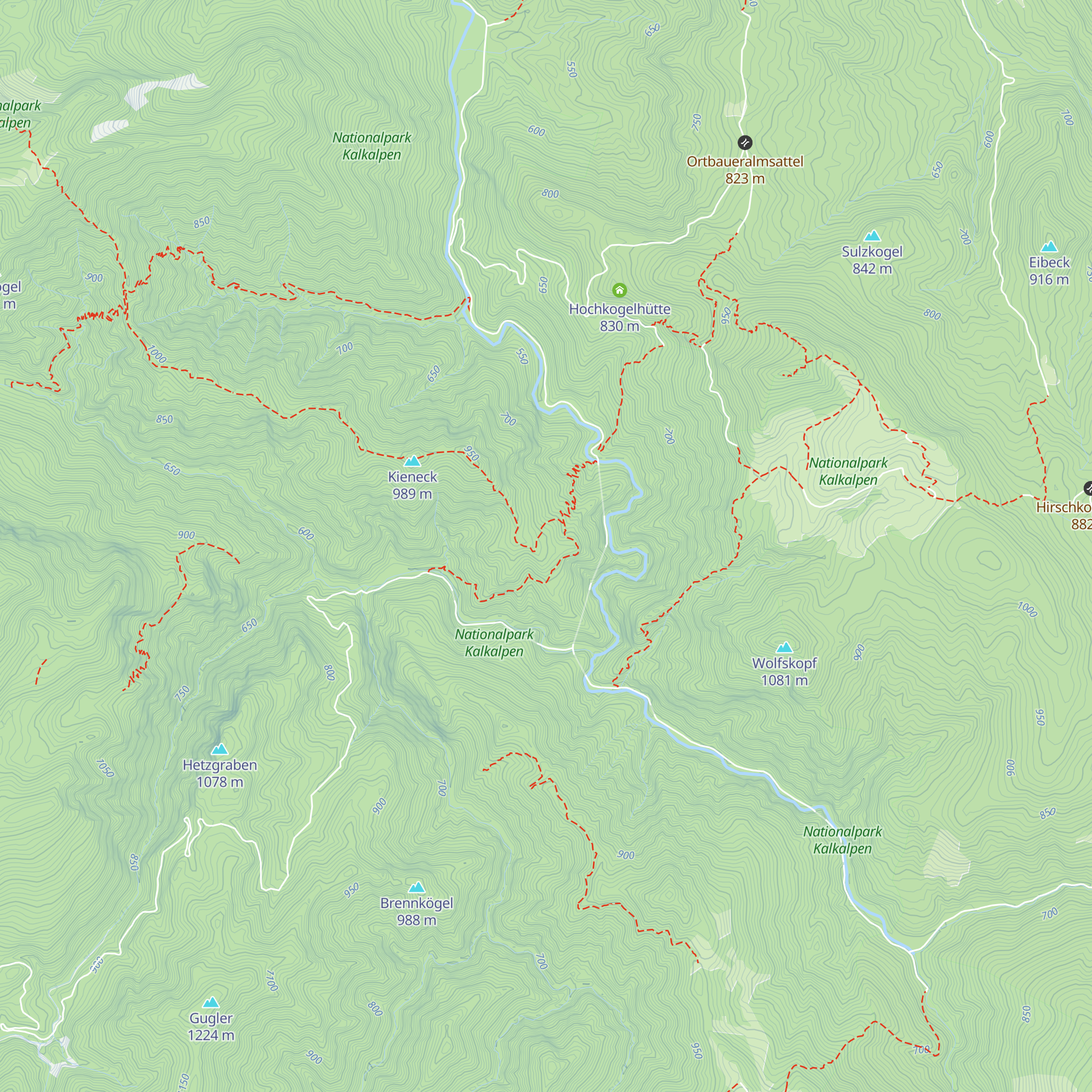 Annerlalm map