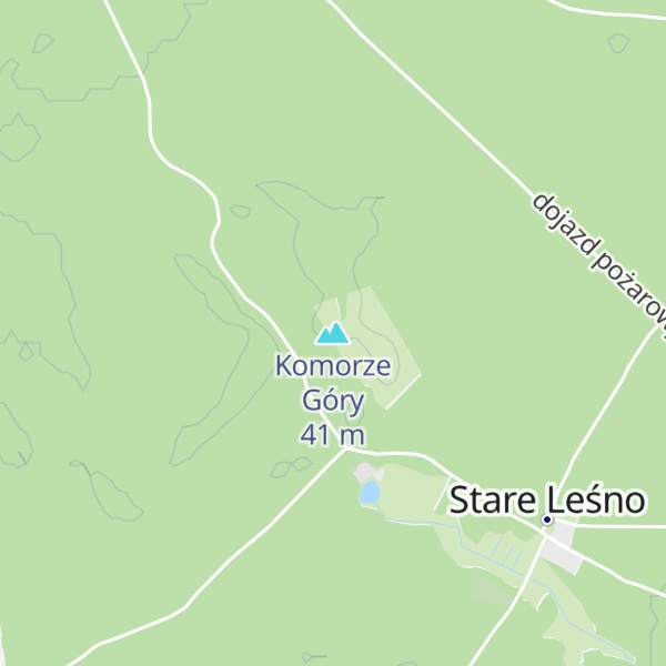 Map of Komorze Góry