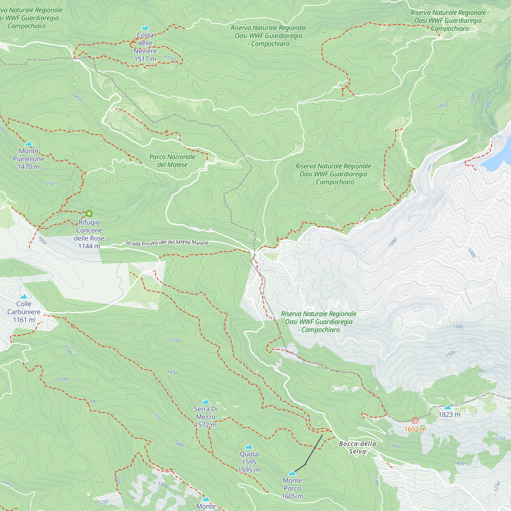 La Casella map
