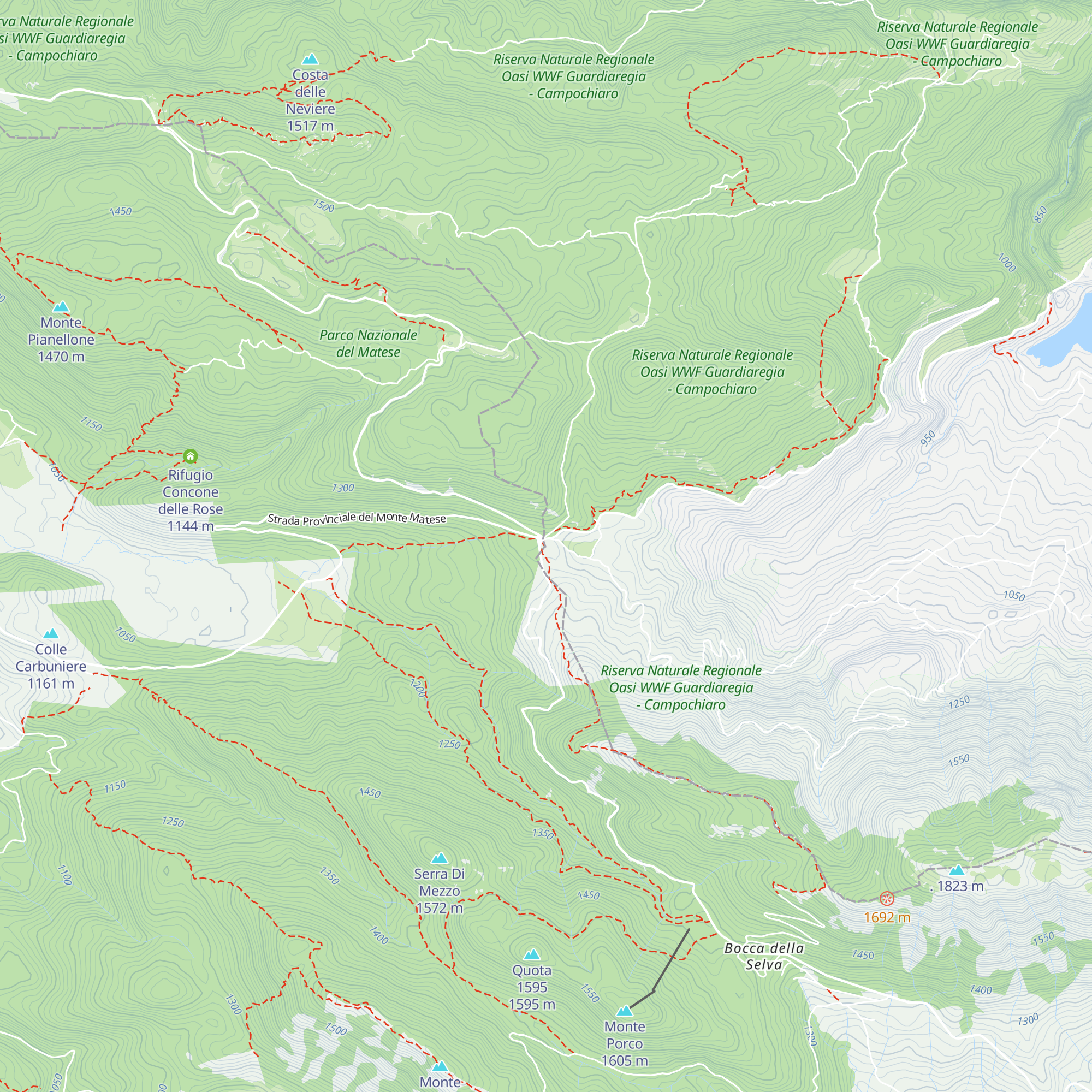 La Casella map