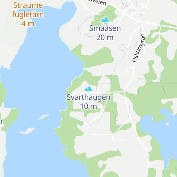 Map of Svarthaugen