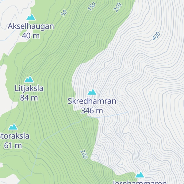 Map of Skredhamran