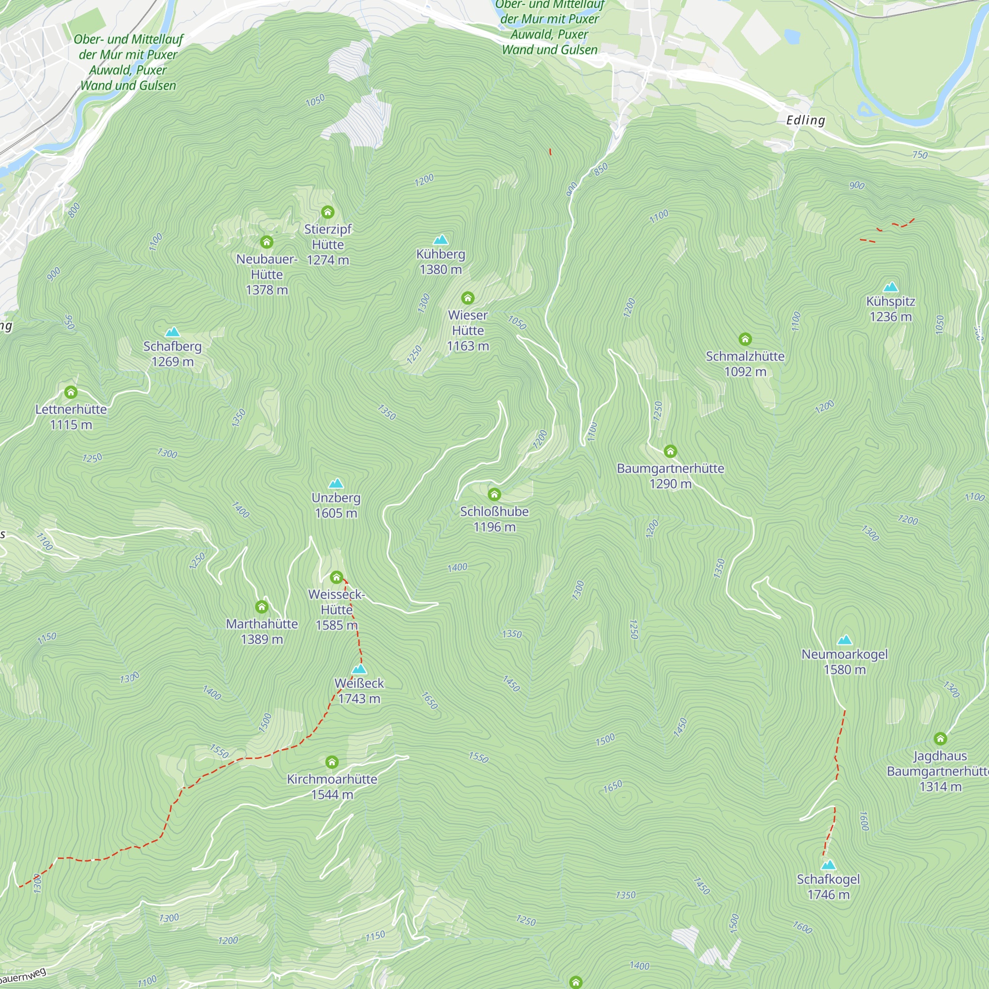 Schloßhube map