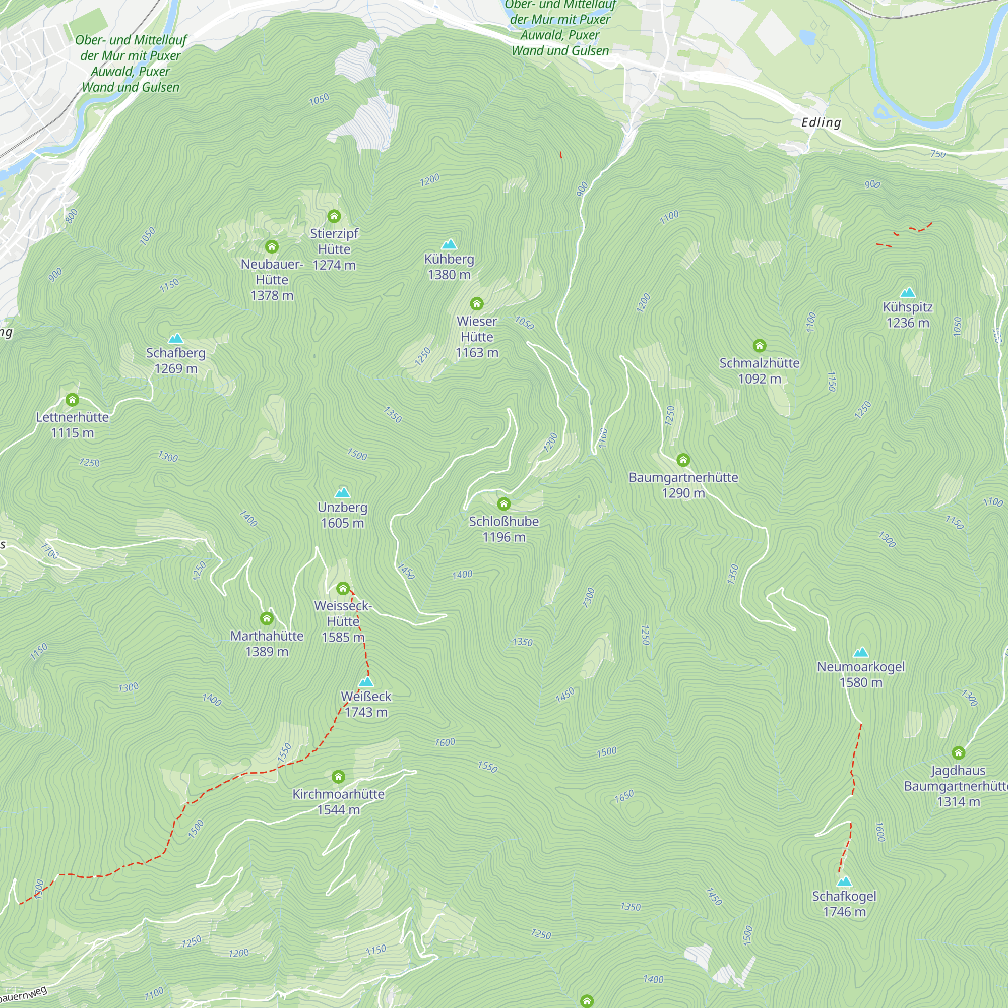 Schloßhube map