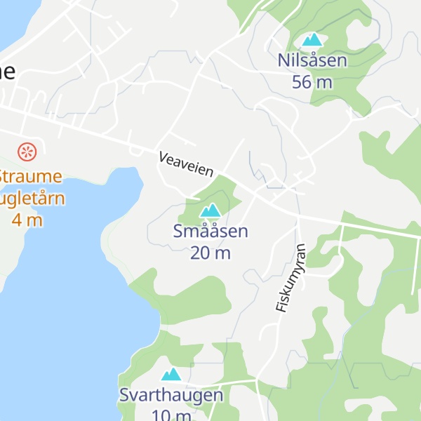 Map of Smååsen