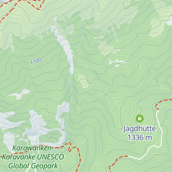 Map of Hribernikhütte (Jhtt.)