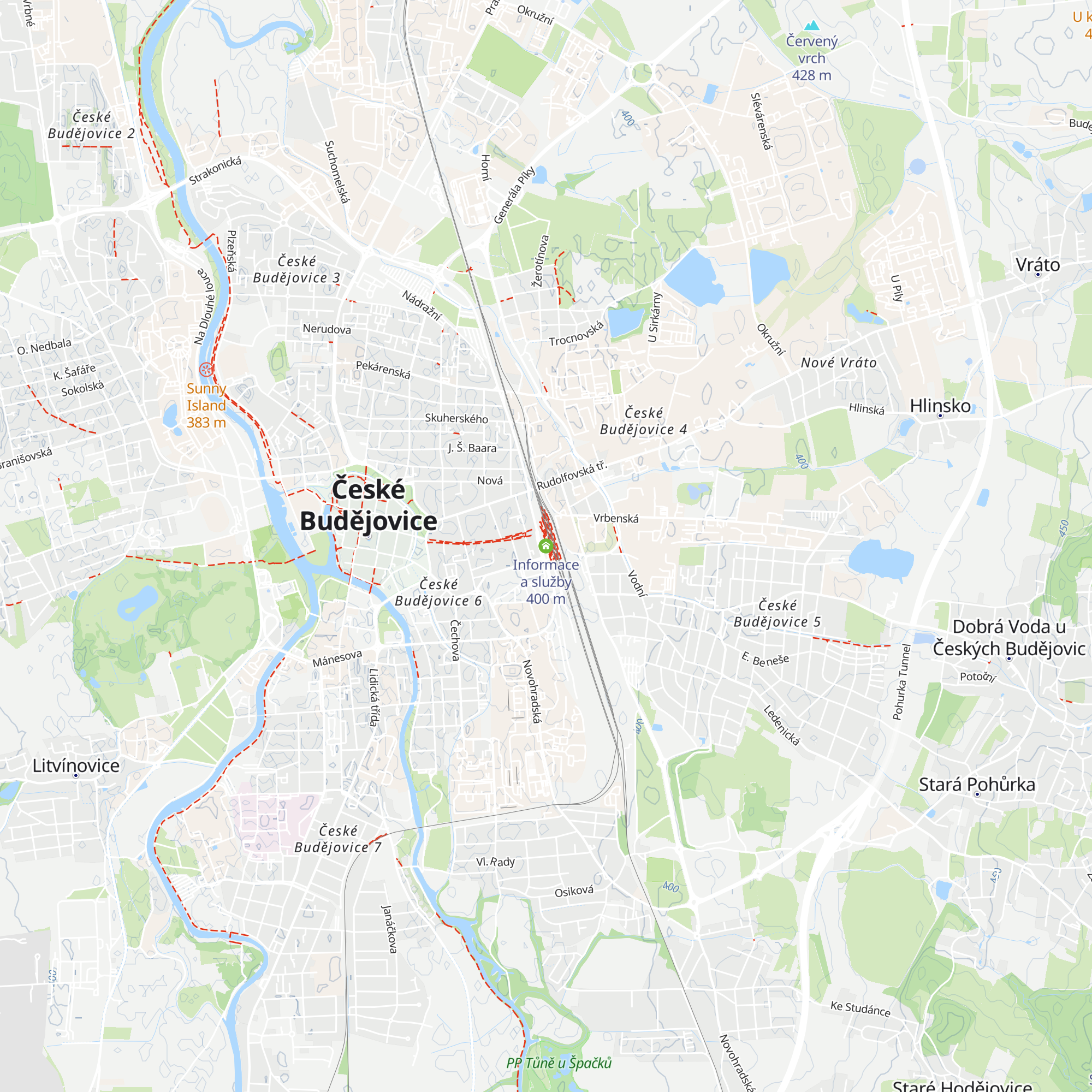Informace a služby map