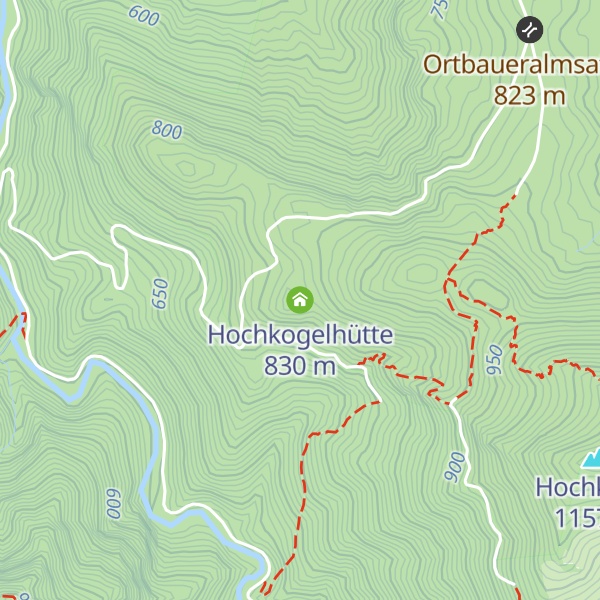 Map of Hochkogelhütte