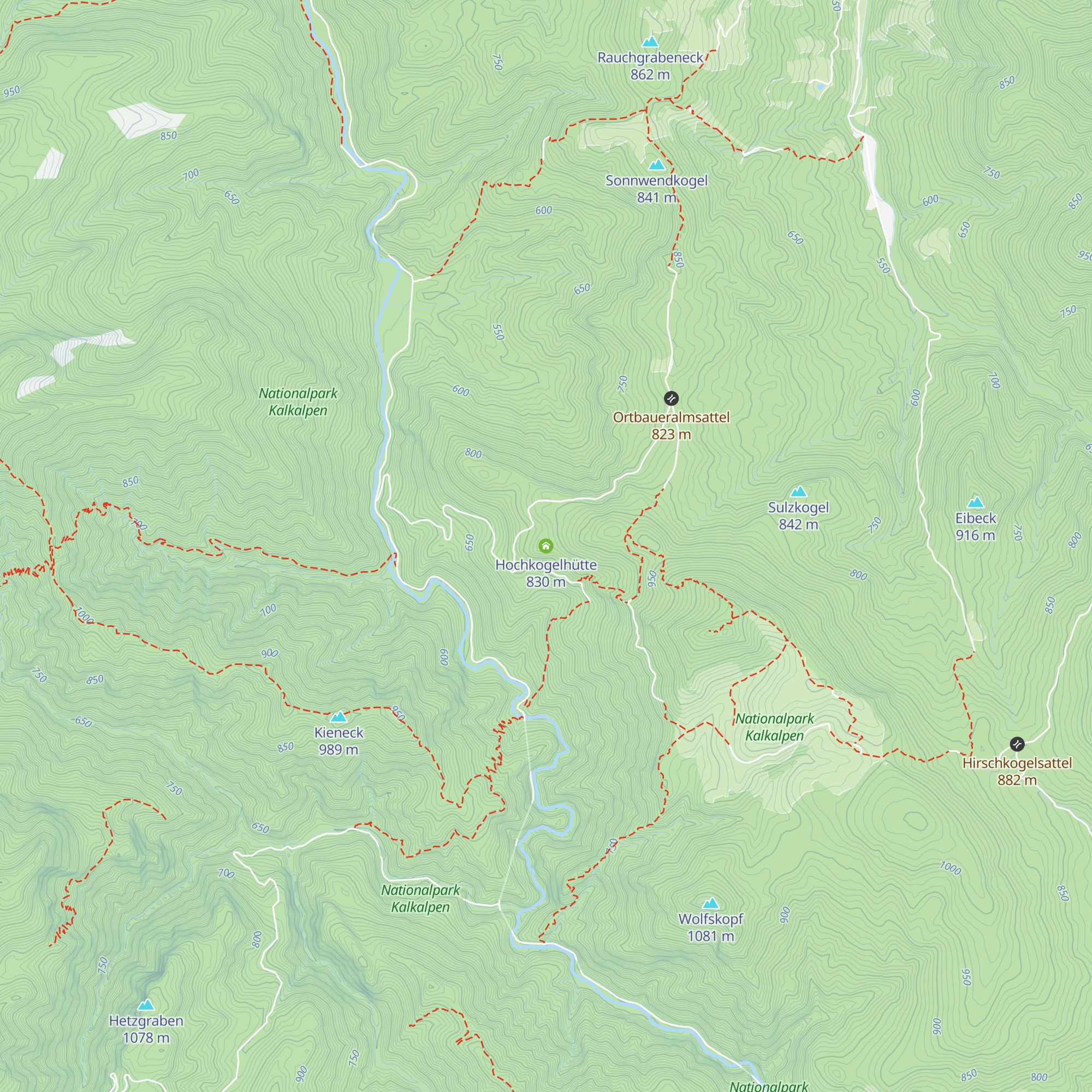 Hochkogelhütte map