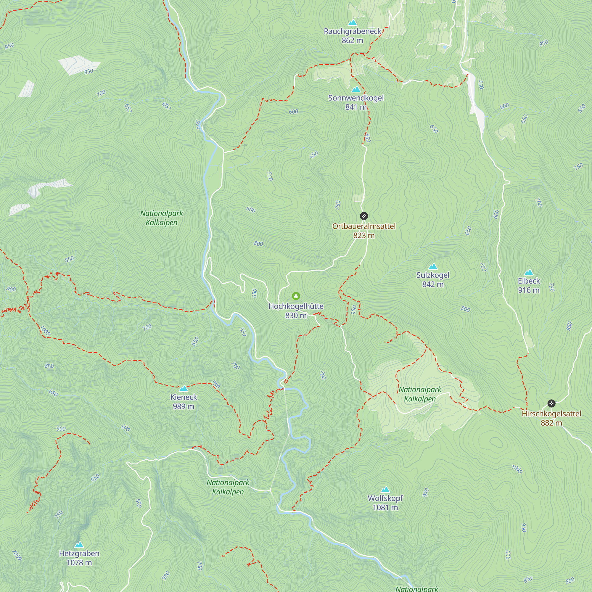Hochkogelhütte map