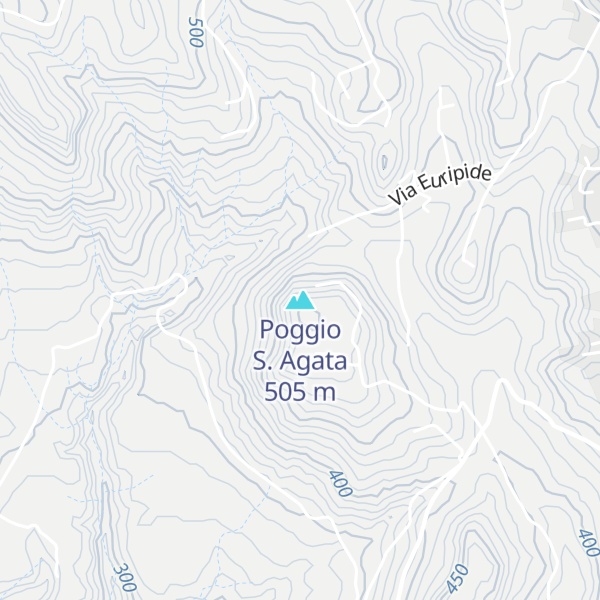 Map of Poggio S. Agata