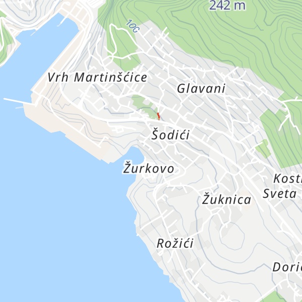Map of Apartmani Obradović
