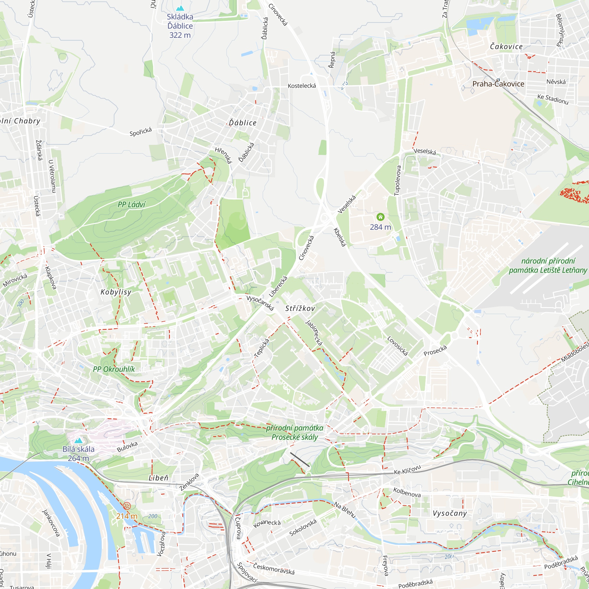 Informační kancelář městské části Praha 9 map