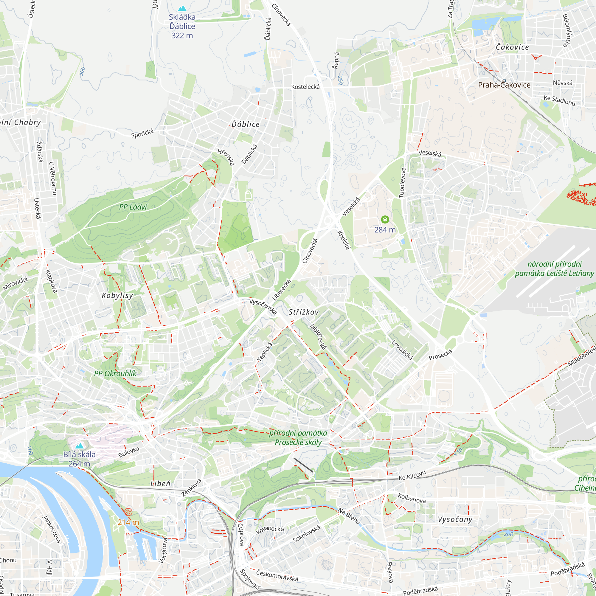 Informační kancelář městské části Praha 9 map