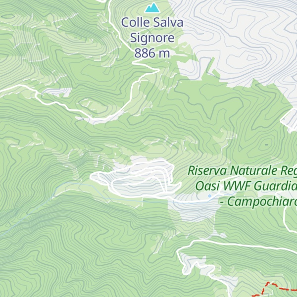 Map of Colle Rapina