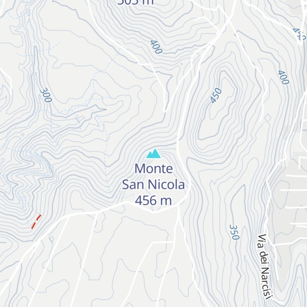 Map of Monte San Nicola