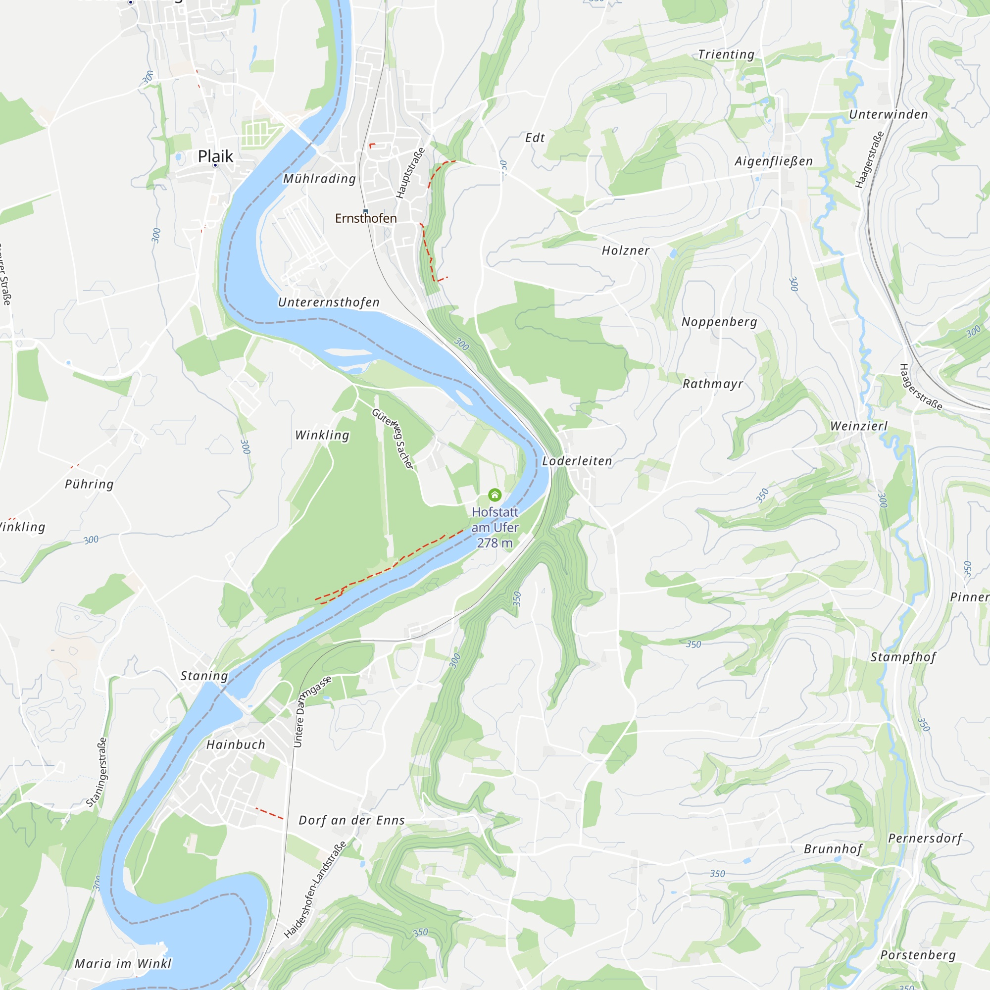 Hofstatt am Ufer map