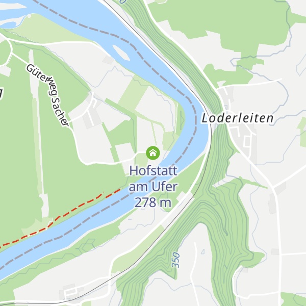 Map of Hofstatt am Ufer
