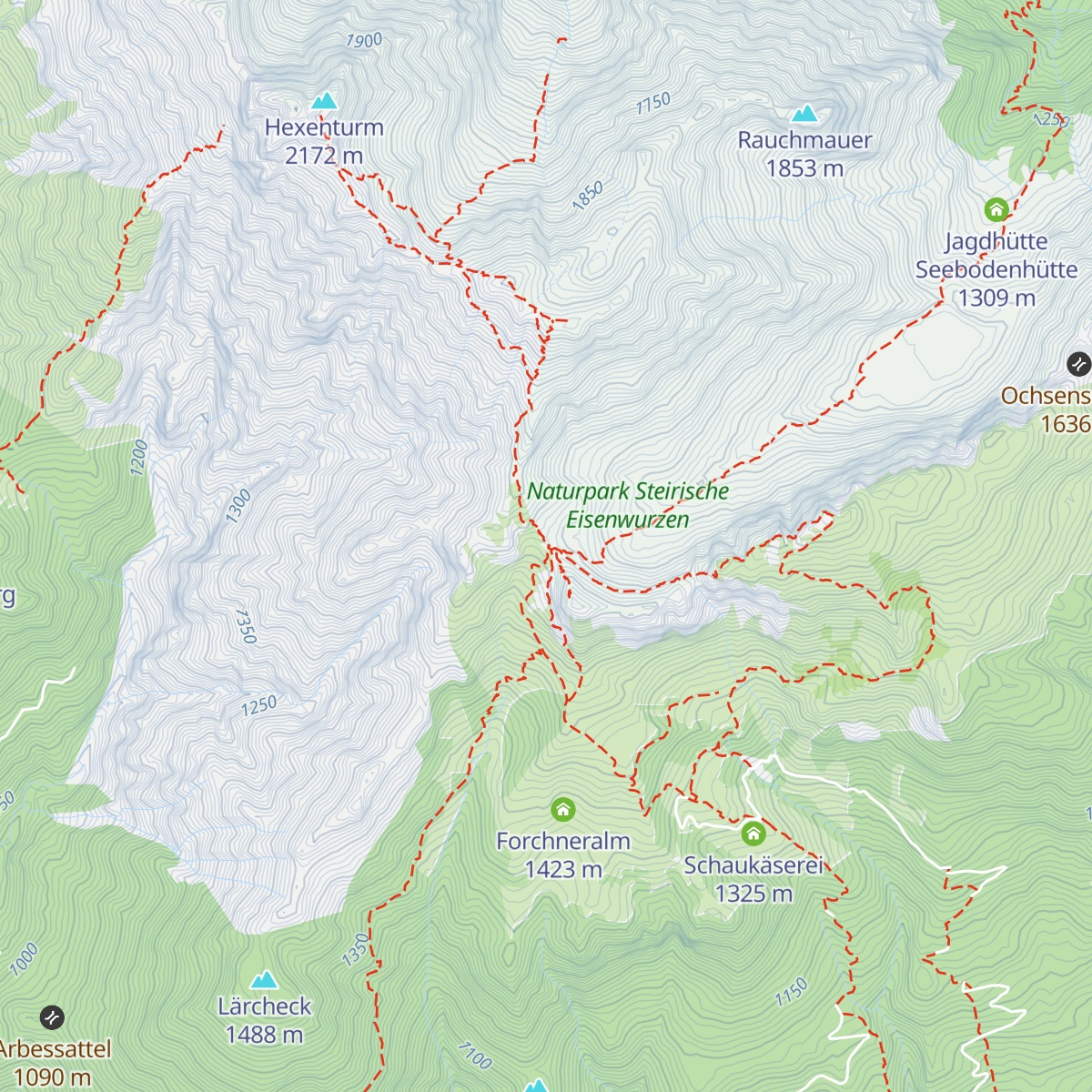 Admonter Haus map