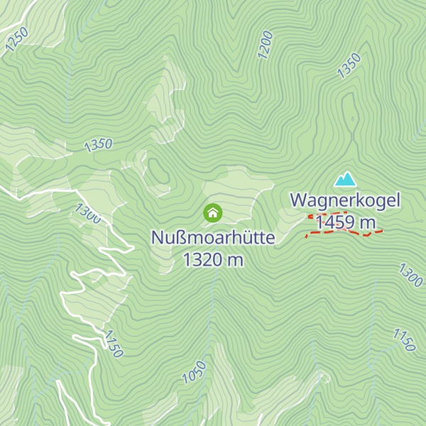 Map of Nußmoarhütte