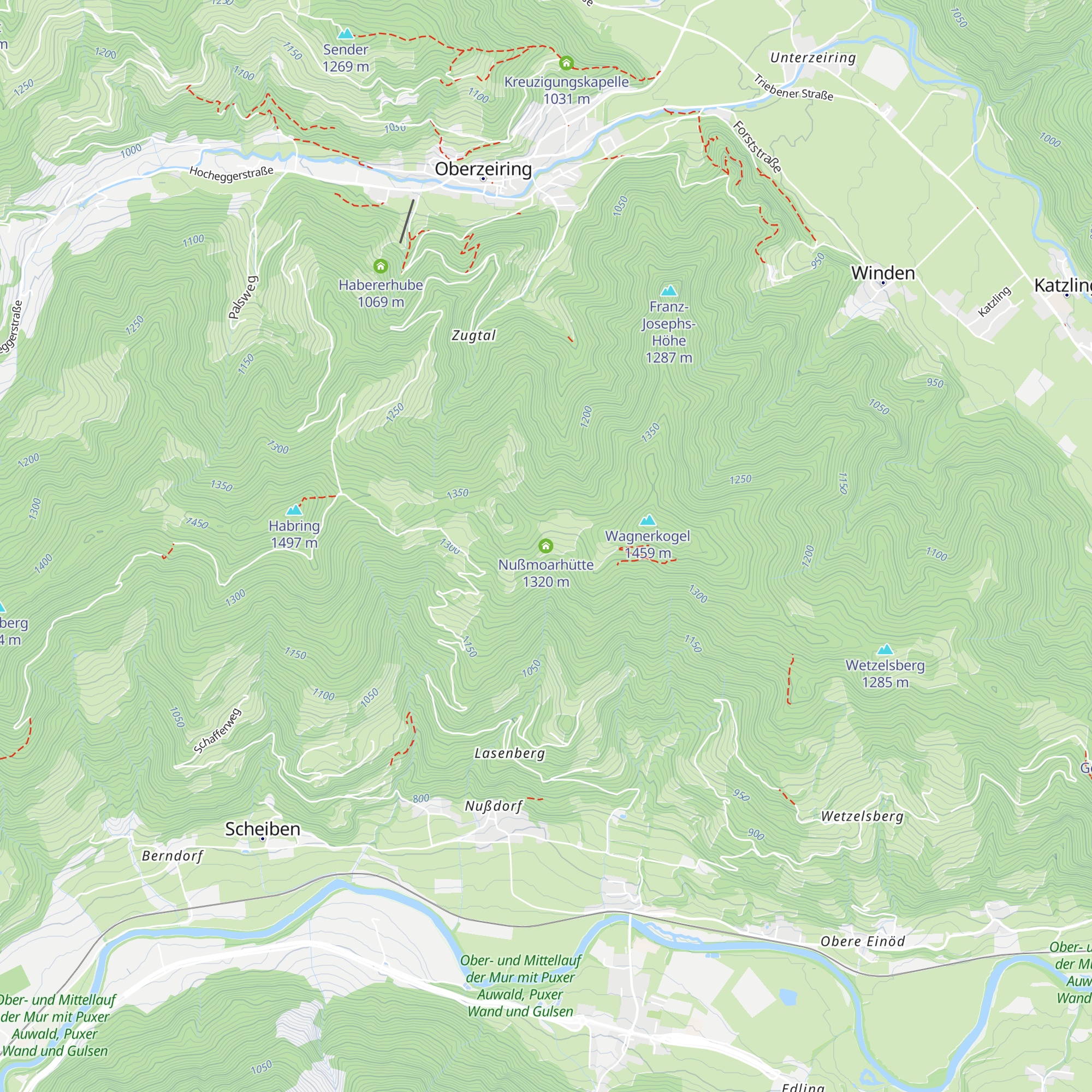 Nußmoarhütte map