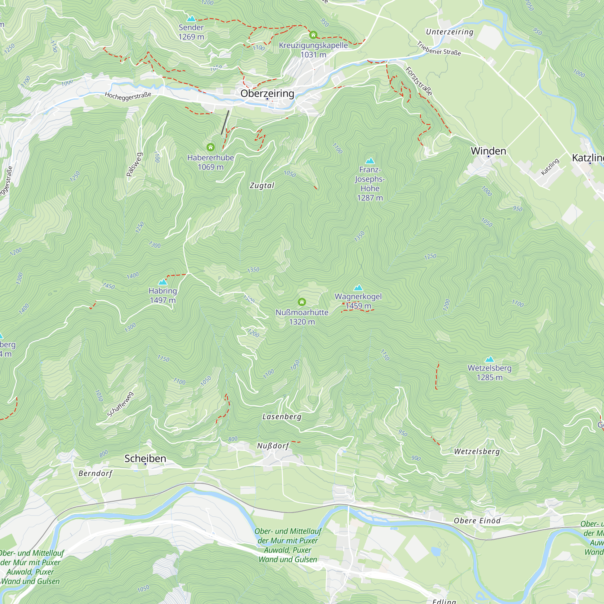Nußmoarhütte map