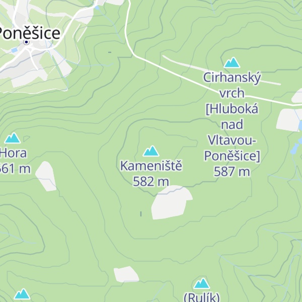 Map of Kameniště