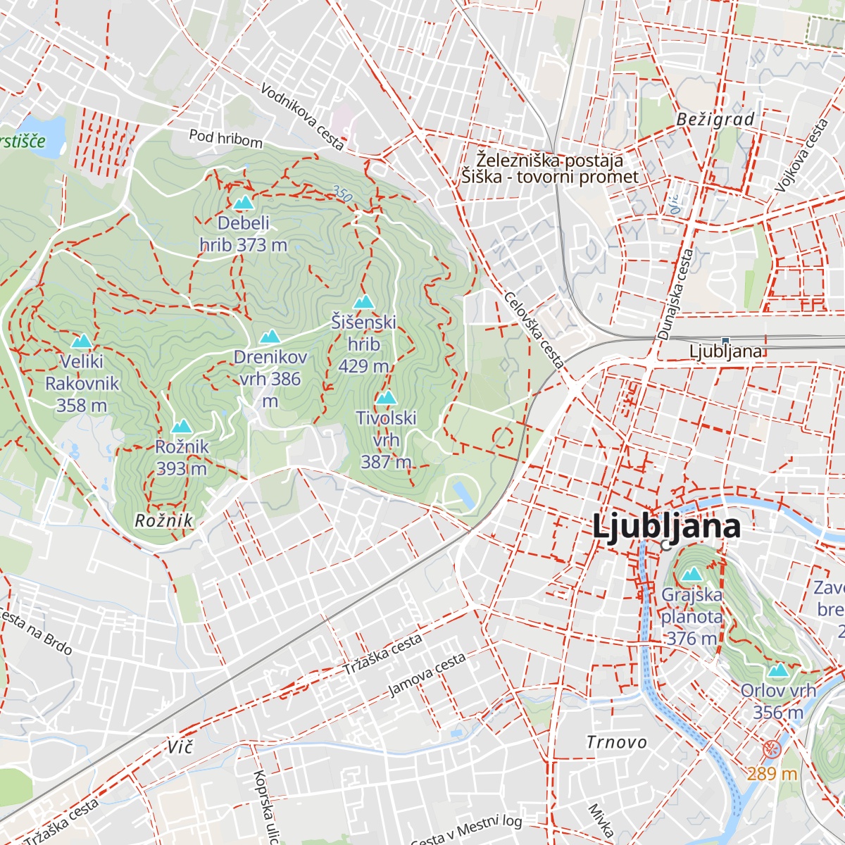 Bistro Švicarija map