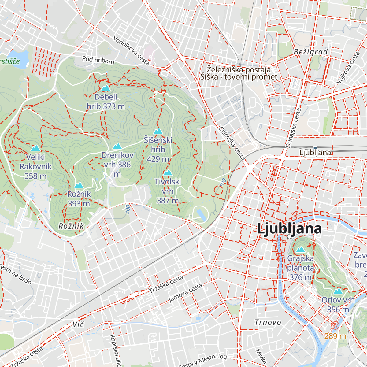 Bistro Švicarija map