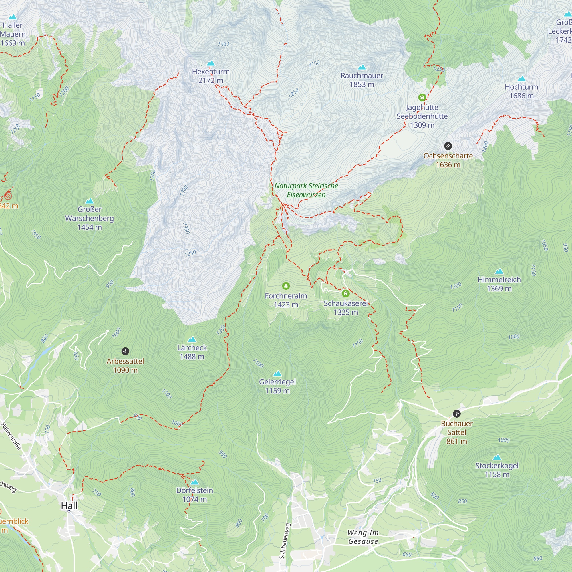 Forchneralm map