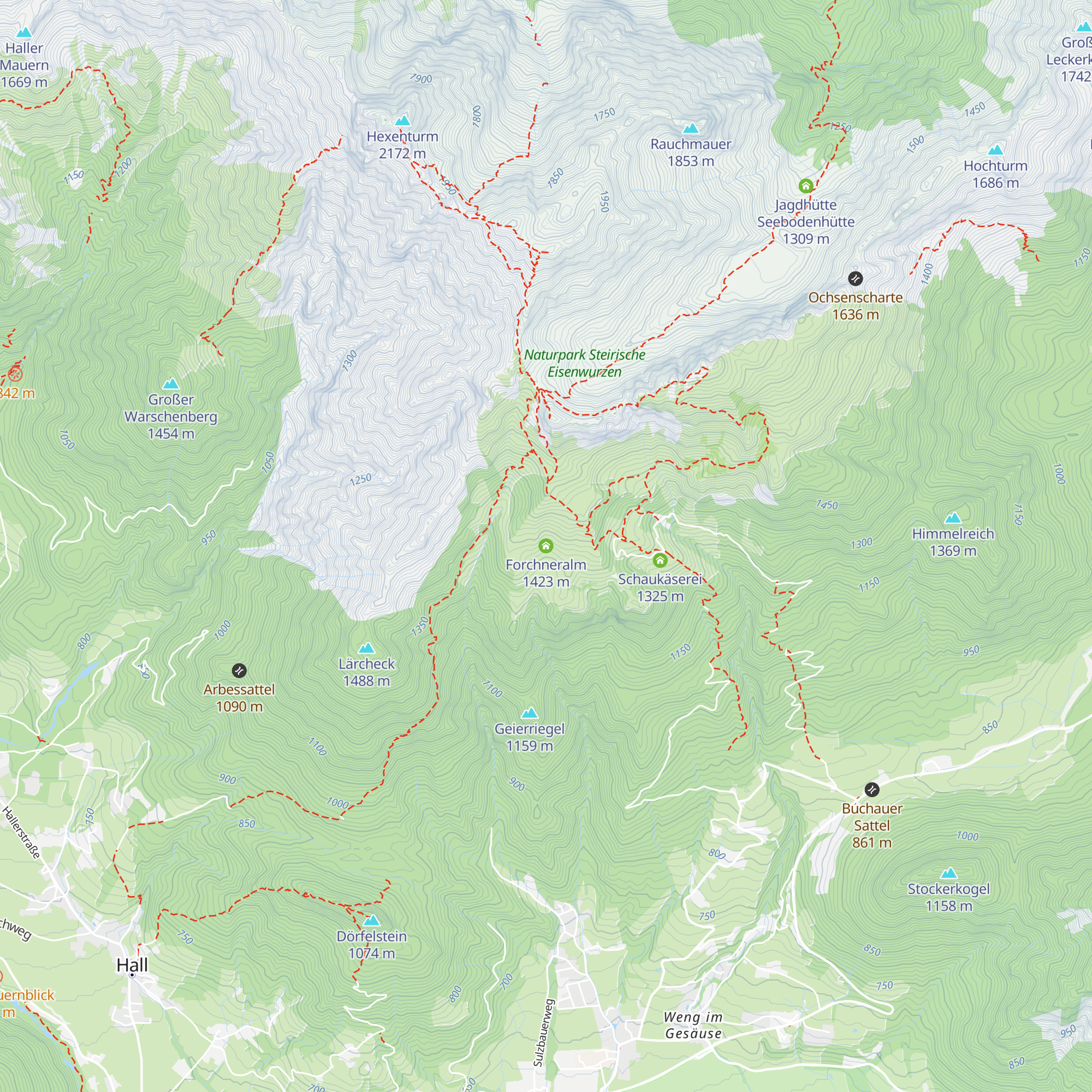 Forchneralm map