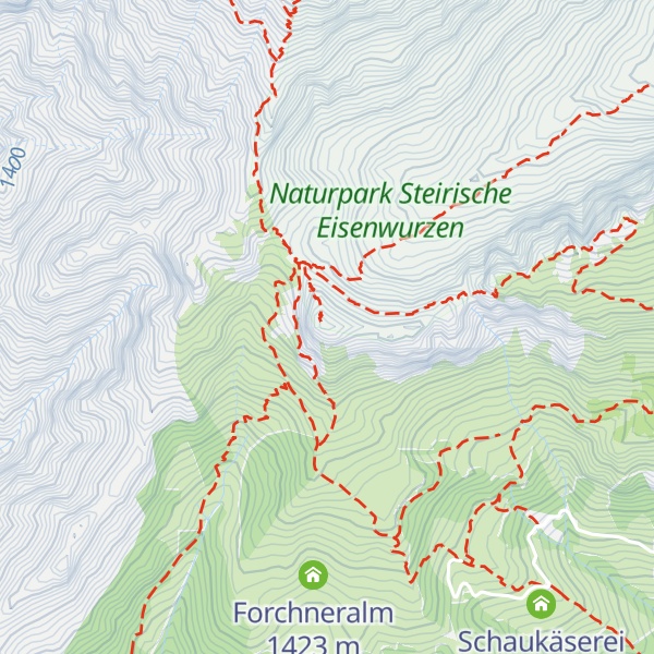 Map of Admonter Warte