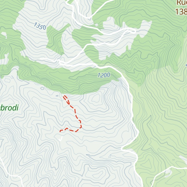 Map of Pizzo Manca Badia
