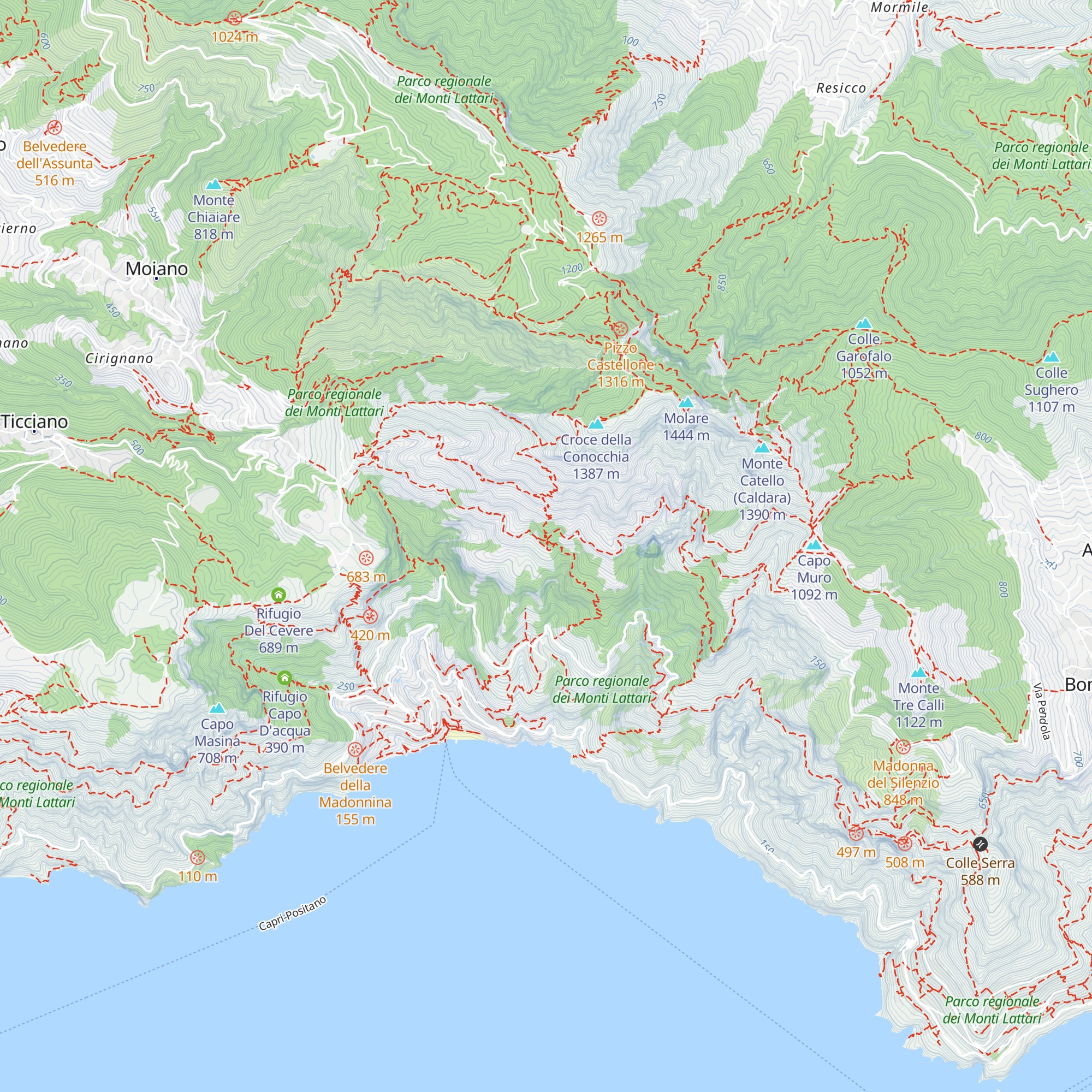 Caserma Forestale map