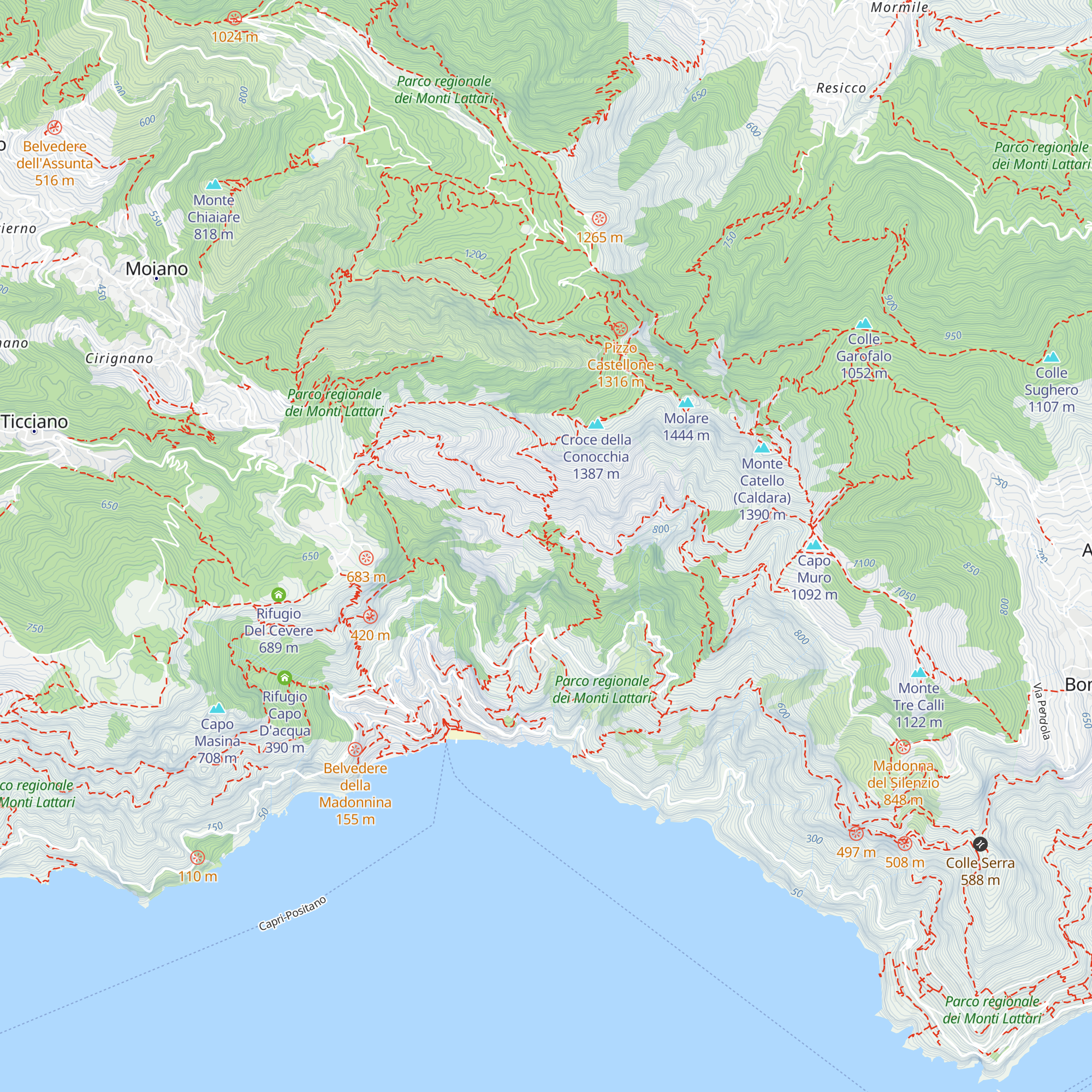 Caserma Forestale map