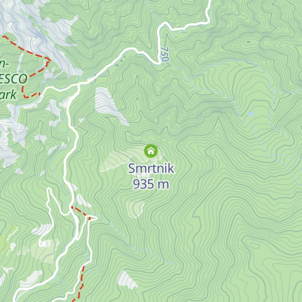 Map of Smrtnik