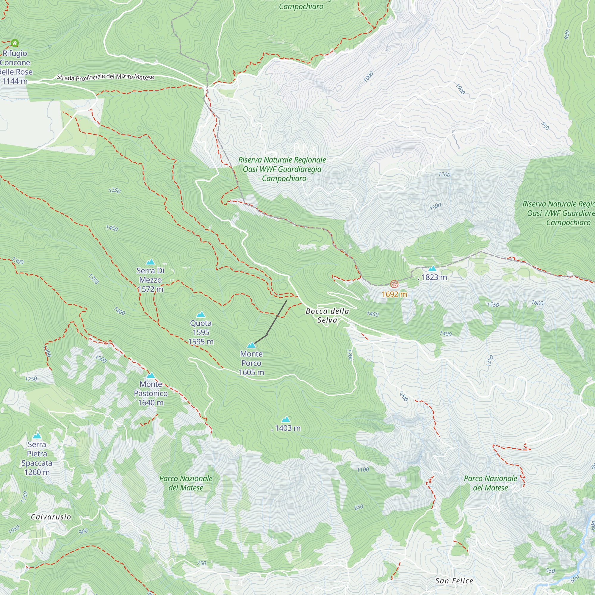 Sci Club Fondo Matese - UISP map