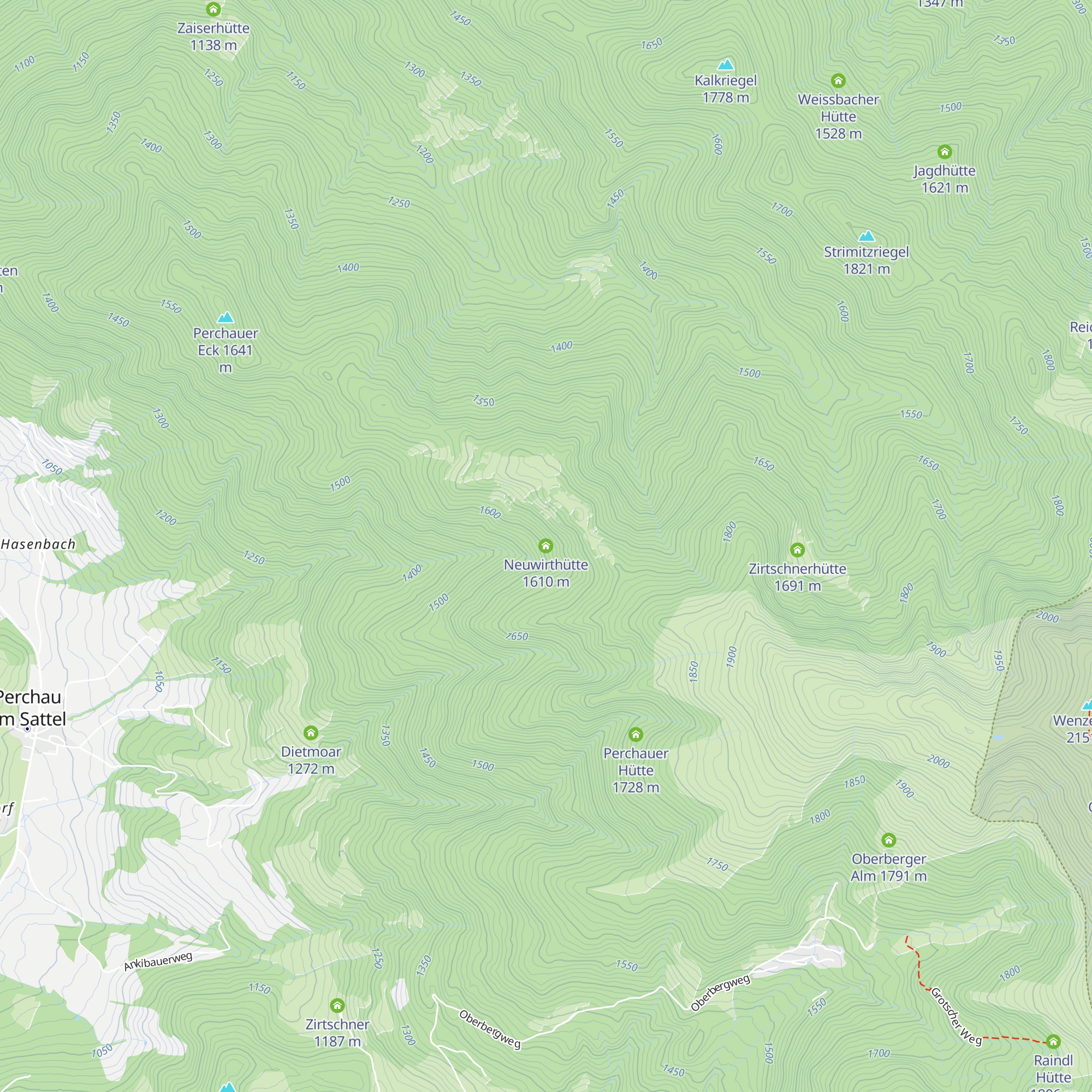 Neuwirthütte map