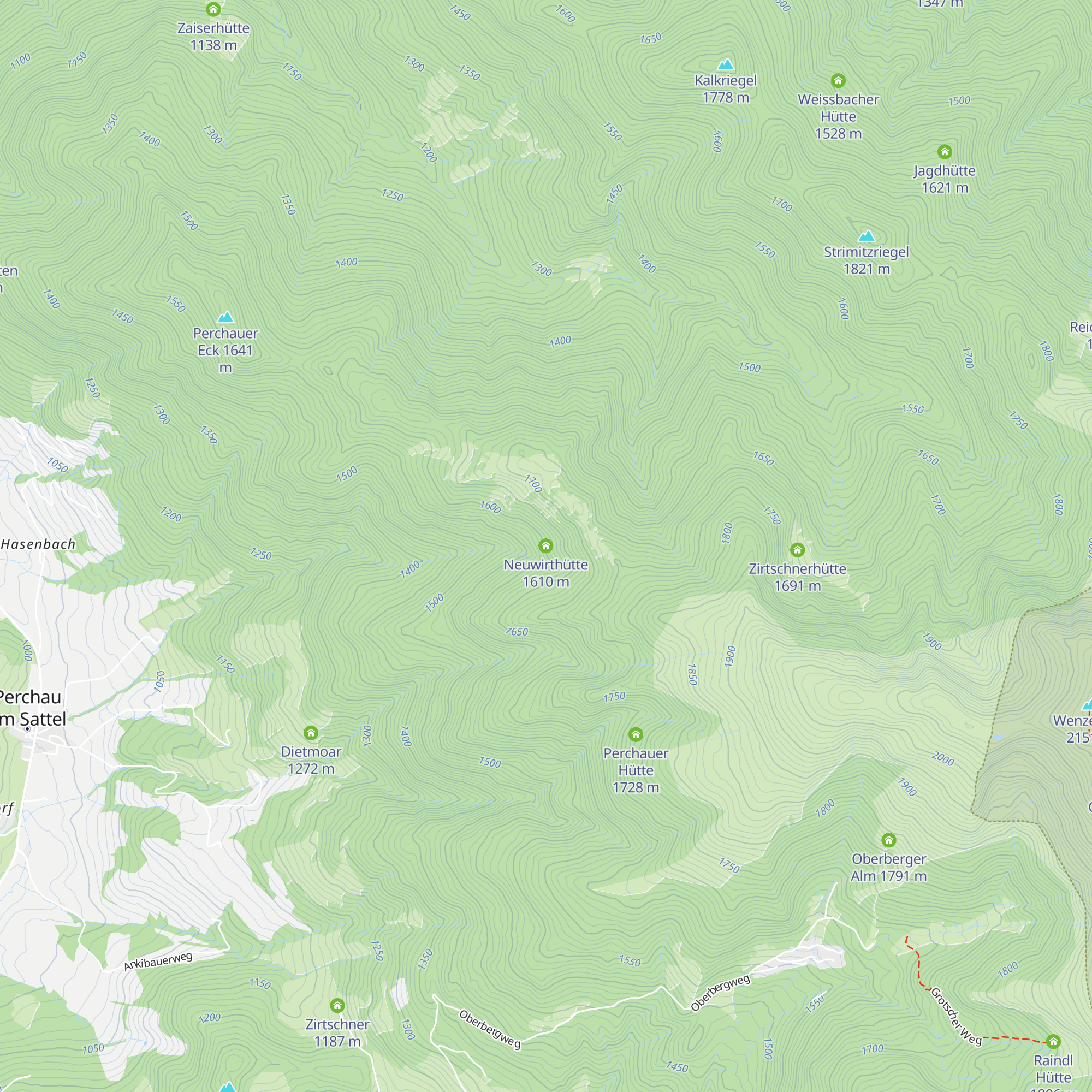 Neuwirthütte map